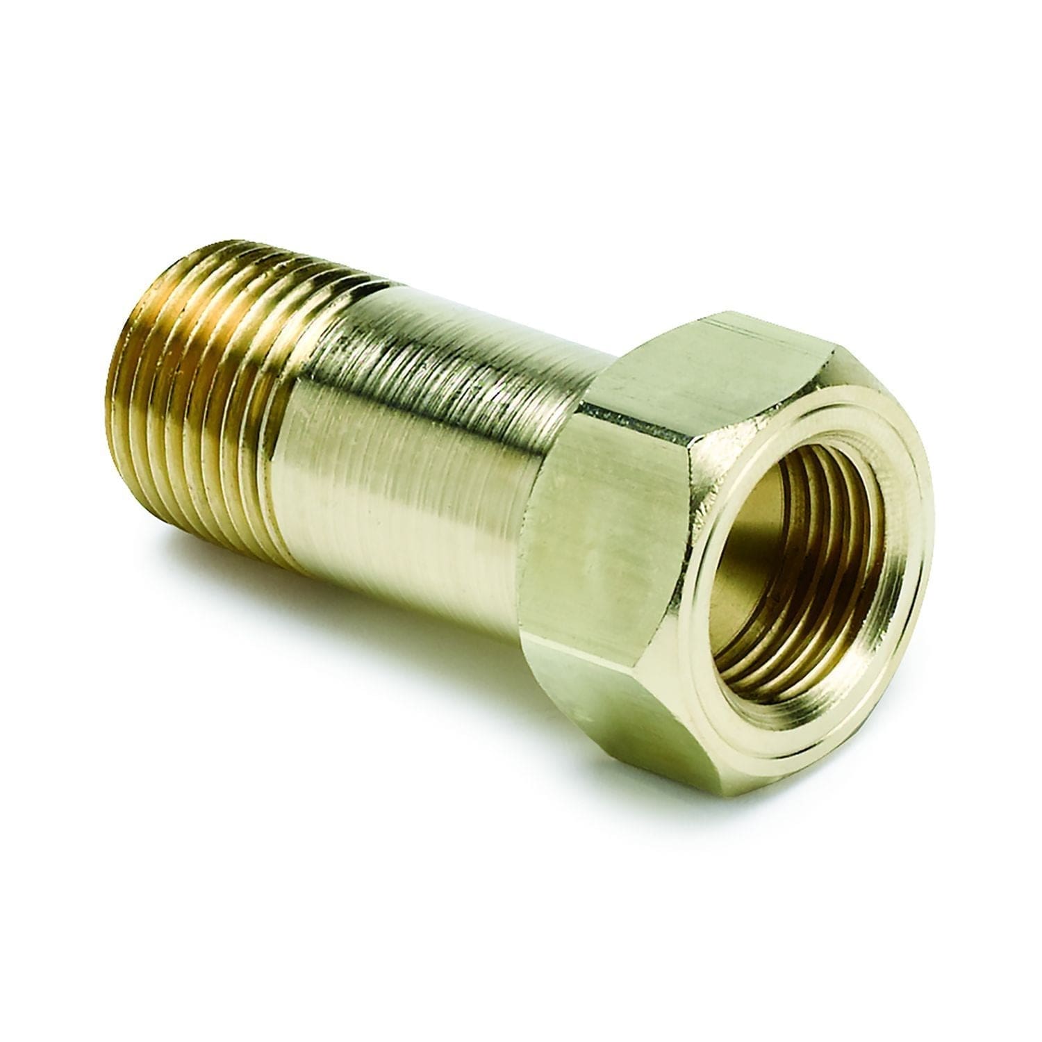 AUTOMETER Brass male 3/8" NPT Extension fitting. Auto Meter Temperature Adapter AU2271 SR