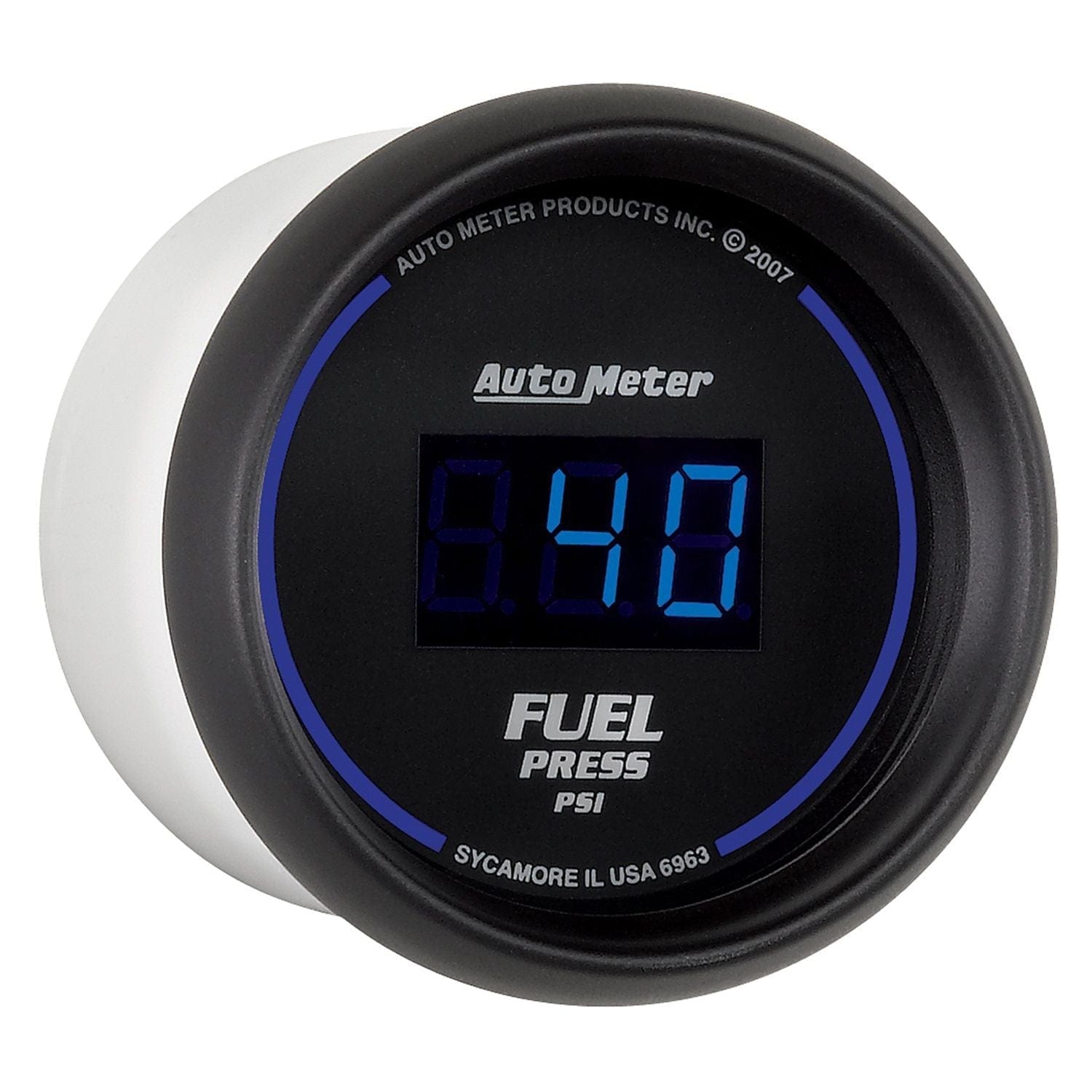 AUTOMETER Digital, In-dash, 2-1/16", 0-100 psi Auto Meter Cobalt Digital Series Fuel Pressure Gauge AU6963 SR