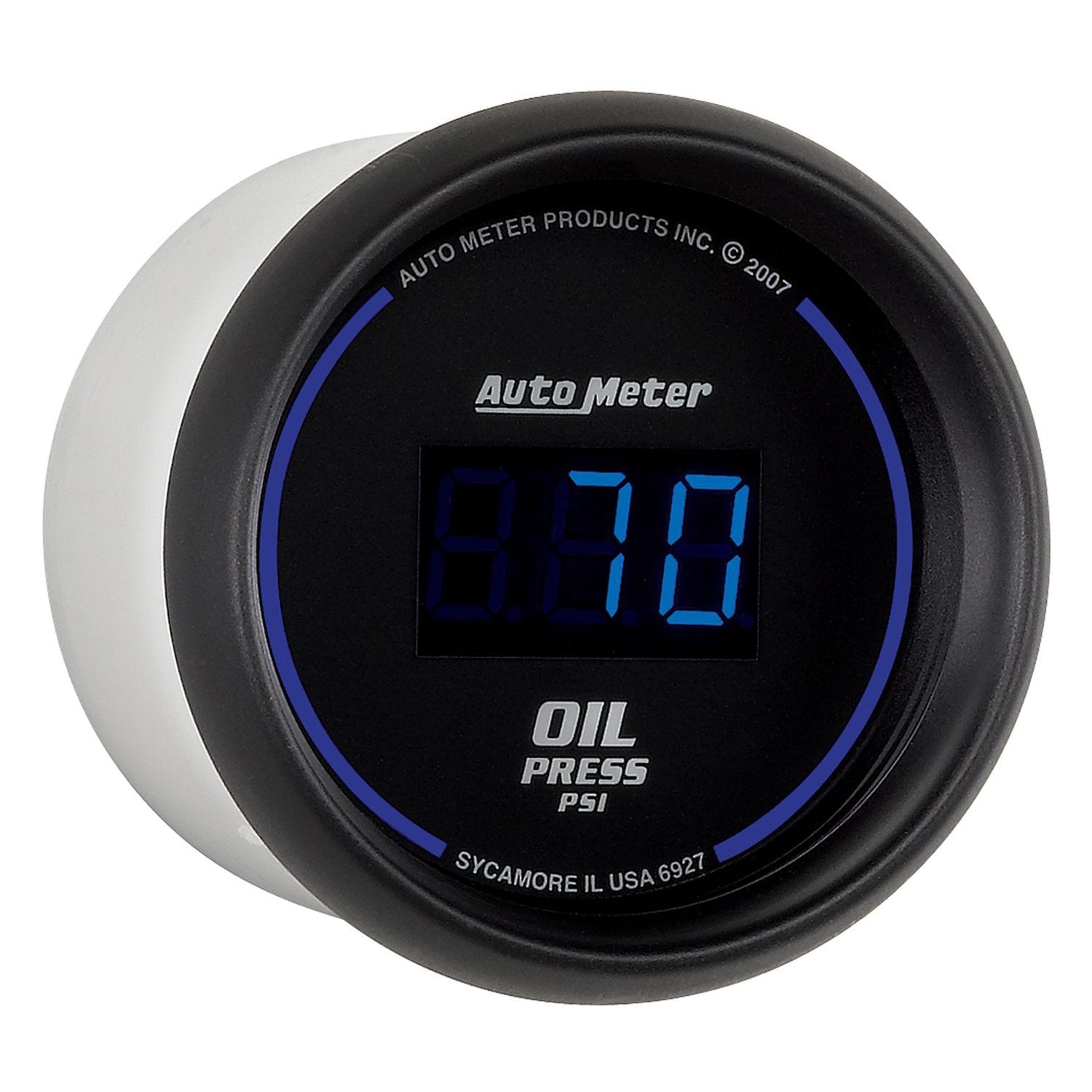 AUTOMETER Digital, In-dash, 2-1/16", 0-100 psi Auto Meter Cobalt Digital Series Oil Pressure Gauge AU6927 SR