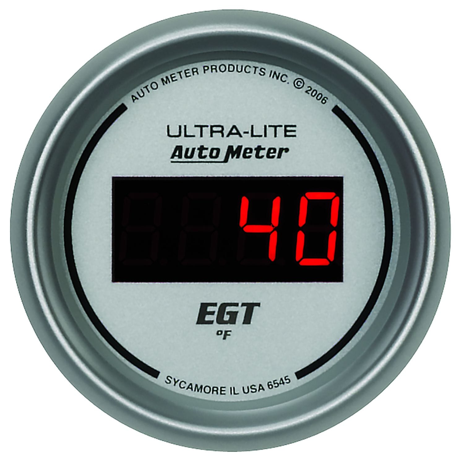AUTOMETER Digital, In-dash, 2-1/16", 0 - 2000°F Auto Meter Ultra-Lite Digital Series Pyrometer Gauge AU6545 SR