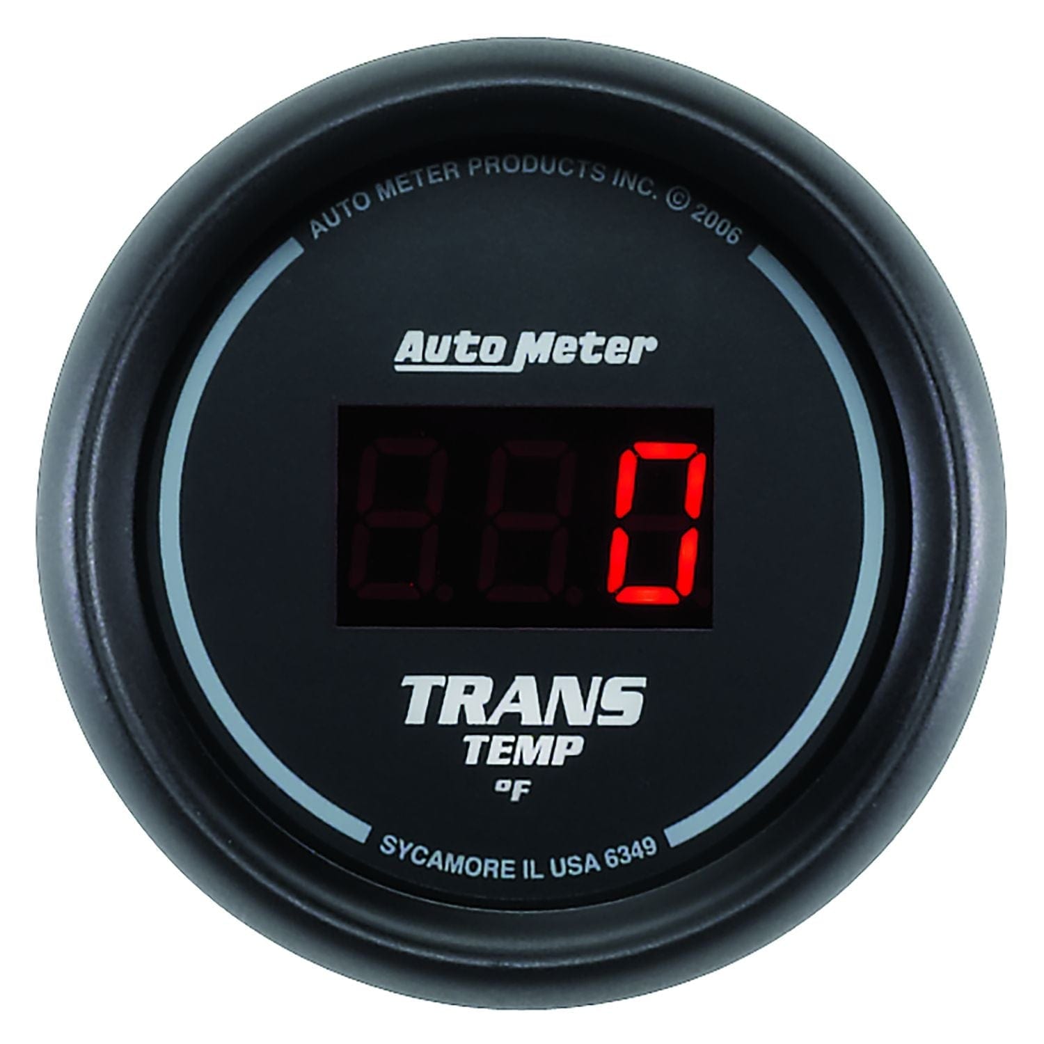AUTOMETER Digital, In-dash, 2-1/16", 0-300°F Auto Meter Sport Comp Digital Series Transmission Temperature Gauge AU6349 SR