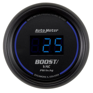 Auto Meter Cobalt Digital Series Boost/Vacuum Gauge AU6959