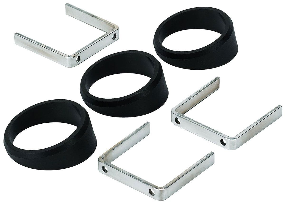 AUTOMETER To suit Auto Meter or Autogage 2-1/16" gauges, Black Auto Meter Angle Rings AU2234 SR