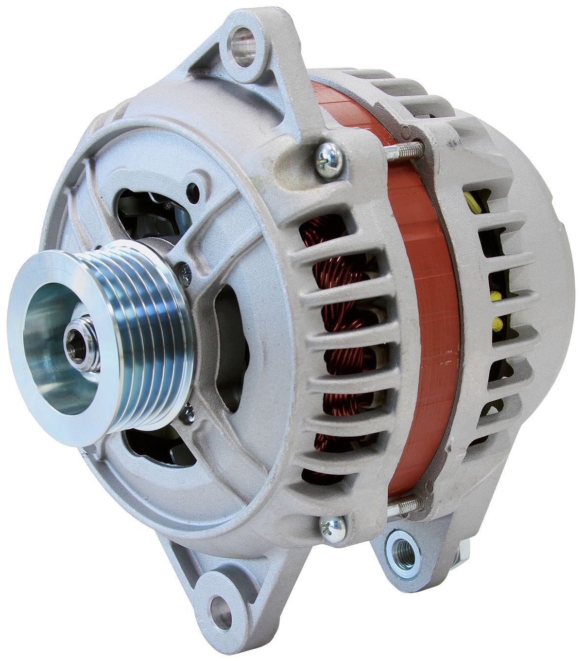 BOSCH Suits Ford Falcon EF-EL 6 Cyl & Mazda Rotary Series 4/5/6 13B Turbo Bosch 12V 110amp Alternator with Serpentine Pulley BOBXF1260A SR