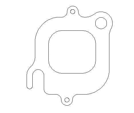 COMETIC Suits Ford 289-351W, SVO, Yates Cometic Multi-Layer Steel Exhaust Gasket Set, 1.545" x 1.700" Ports, .040" Thick CMC5665 SR