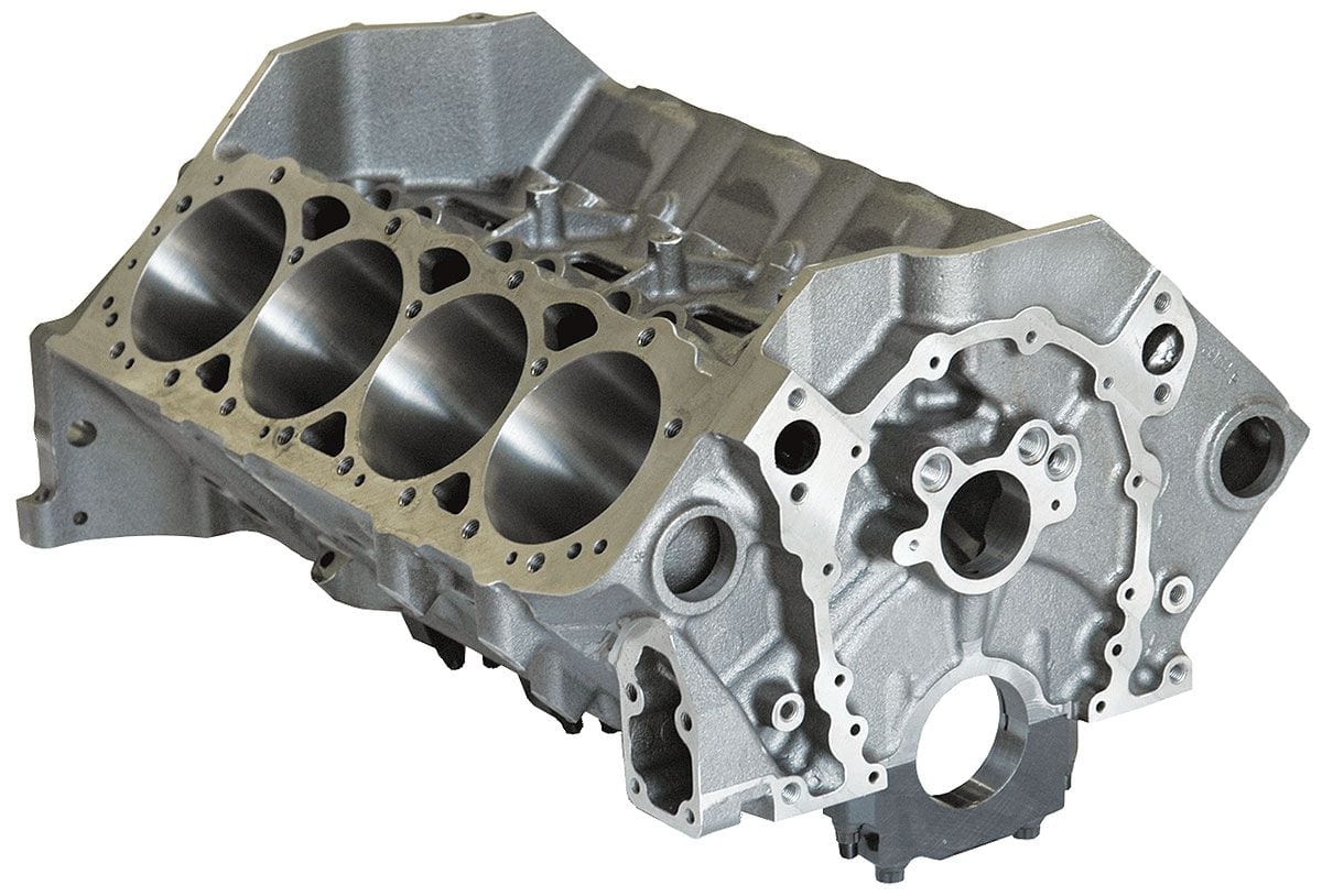 DART 4.000" Bore, 9.025" Deck, 350 Mains Dart Dart Little M2 Cast Iron SB Chev Engine Block with 4-Bolt Steel Cap DA31181111 SR