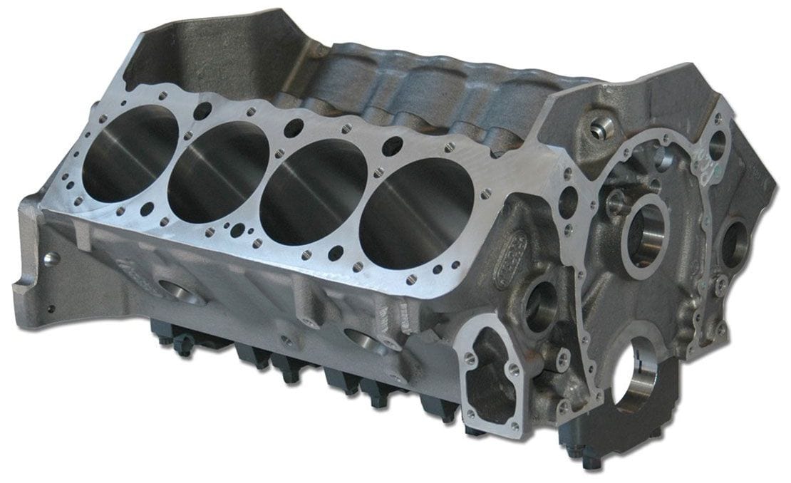 DART 4.125" Bore, 9.025" Deck, 350 Mains Dart Dart SHP Cast Iron SB Chev Engine Block with 4-Bolt Ductile Caps DA31161211 SR