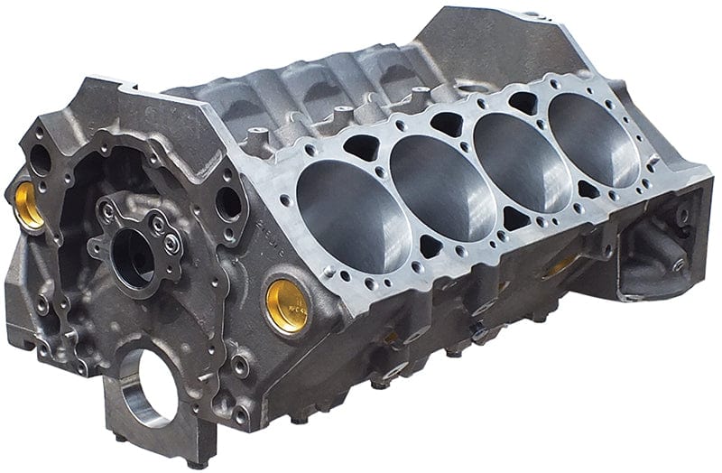 Dart 4.125" Bore, 9.025" Deck, 400 Mains Dart Dart SHP Cast Iron SB Chev Engine Block with 4-Bolt Ductile Caps DA31162211 SR