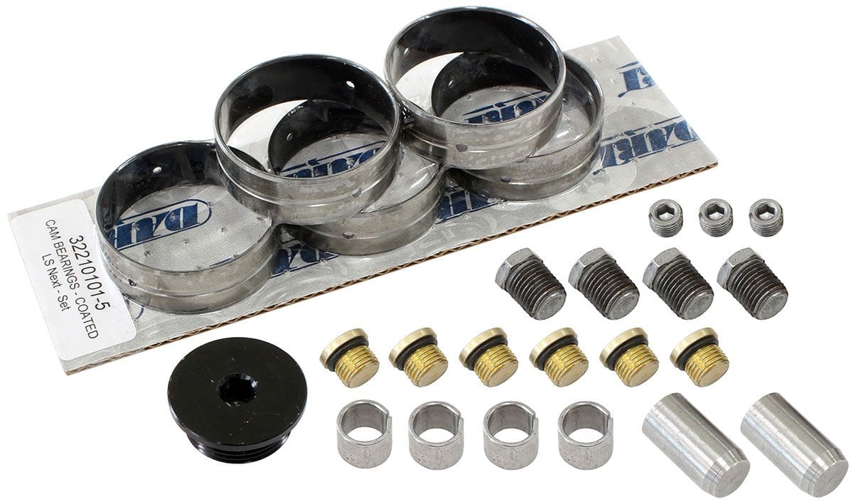 DART Coated Cam Bearings, Screw-In Freeze Plugs With O-Rings, Dowel Pins & Dart LS Next Aluminium Block Small Parts Kit DA32000017 SR