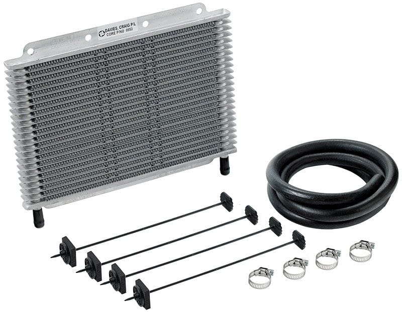 DC 280mm (H) x 216mm (L) x 19mm (Thick) Davies Craig Hydra-Cool Transmission Cooler with 3/8" Push-on Fittings DC678 SR