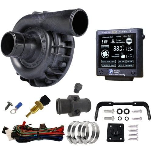 DC Nylon Electric Water Pump - 115 Litres/Min Suit Engines 6-8 Cyl Over Davies Craig EWP & LCD Controller Kit DC8930 SR