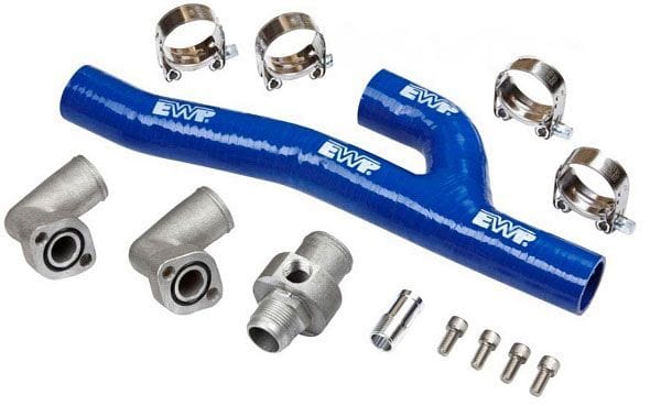 DC Suit BB Chev Davies Craig EWP Header Adaptor Kit - Blue DC8620 SR