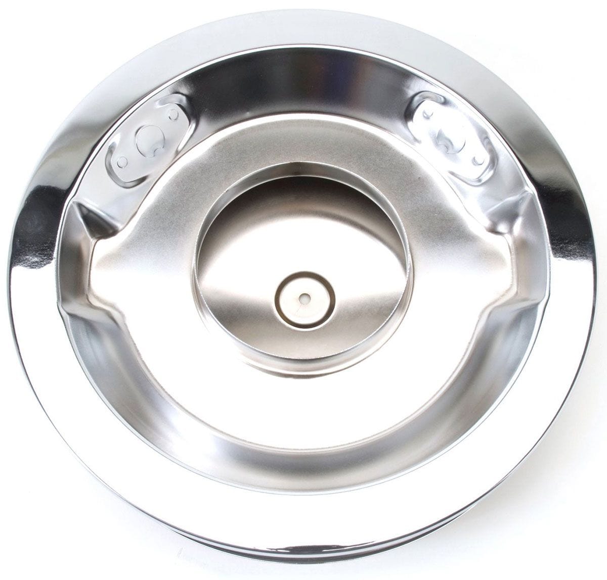 EDELBROCK 14" diameter with 3" element, 3-3/4" overall height Edelbrock Pro-Flo Chrome Air Cleaner ED1221 SR