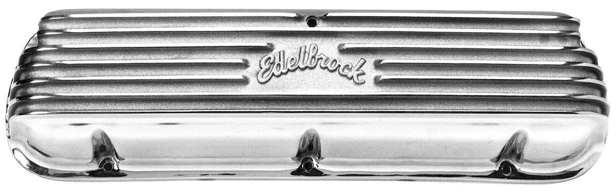 EDELBROCK 1960-95 Ford 260-302-351W, 3-3/4" overall ht. Edelbrock Classic Aluminium Series Valve Covers - Polished Finish ED4160 SR