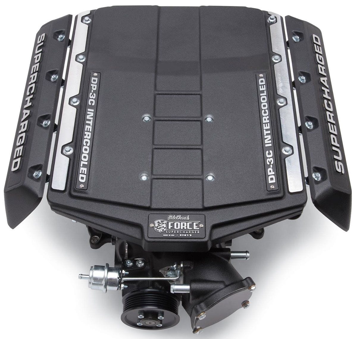 EDELBROCK 2015-17 Ford Mustang 5.0L V8 Edelbrock E-Force Supercharger Kit, Stage 1 Street Systems 690 HP ED1586 SR