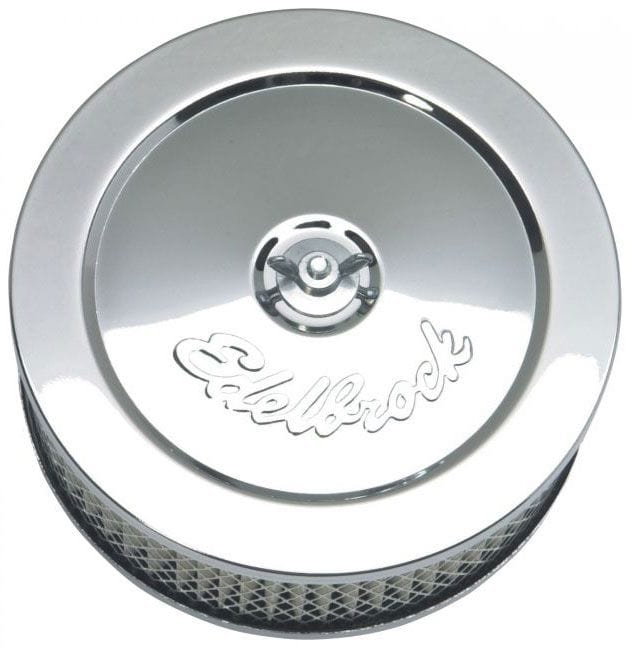 EDELBROCK 6" diameter with 2" element, 3-5/8" overall height Edelbrock Pro-Flo Chrome Air Cleaner ED1209 SR