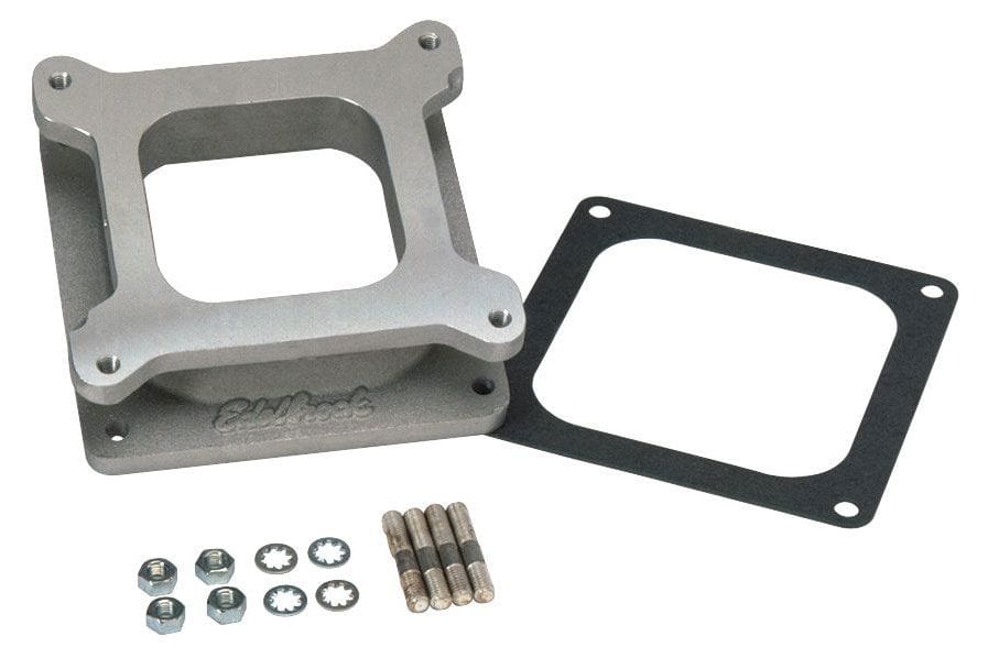 EDELBROCK Adapts 4500 Series manifold flange to 4150 Series standard flange car Edelbrock Carburettor Adapter - 2" ED8716 SR