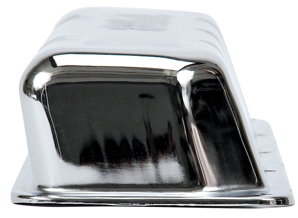 EDELBROCK AMC 290-304-343-360-390-401 V8 '67-91 (no baffle), 3" overall height Edelbrock Signature Series Chrome Valve Covers ED4431 SR