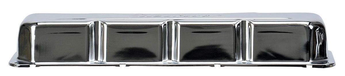EDELBROCK AMC 290-304-343-360-390-401 V8 '67-91 (no baffle), 3" overall height Edelbrock Signature Series Chrome Valve Covers ED4431 SR