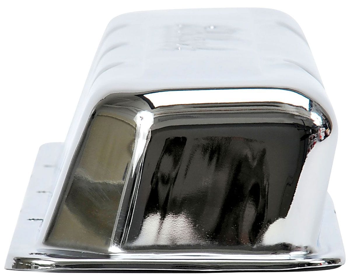 EDELBROCK AMC 290-304-343-360-390-401 V8 '67-91 (no baffle), 3" overall height Edelbrock Signature Series Chrome Valve Covers ED4431 SR
