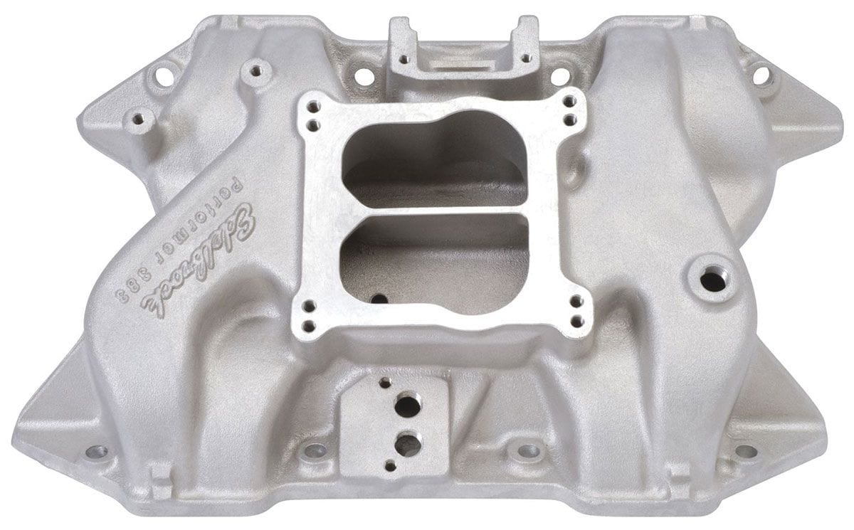 EDELBROCK BB Chrysler 361-400, Idle - 5500 rpm, Dual Plane, EGR/non-EGR Edelbrock Performer 383 Intake Manifold ED2186 SR