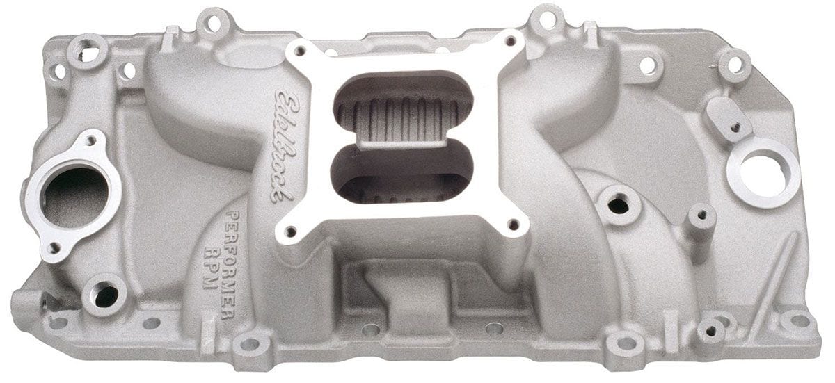 EDELBROCK Big Block Chevy 396-502 oval port, 1500 to 6500 rpm Edelbrock Performer RPM Intake Manifold ED7161 SR