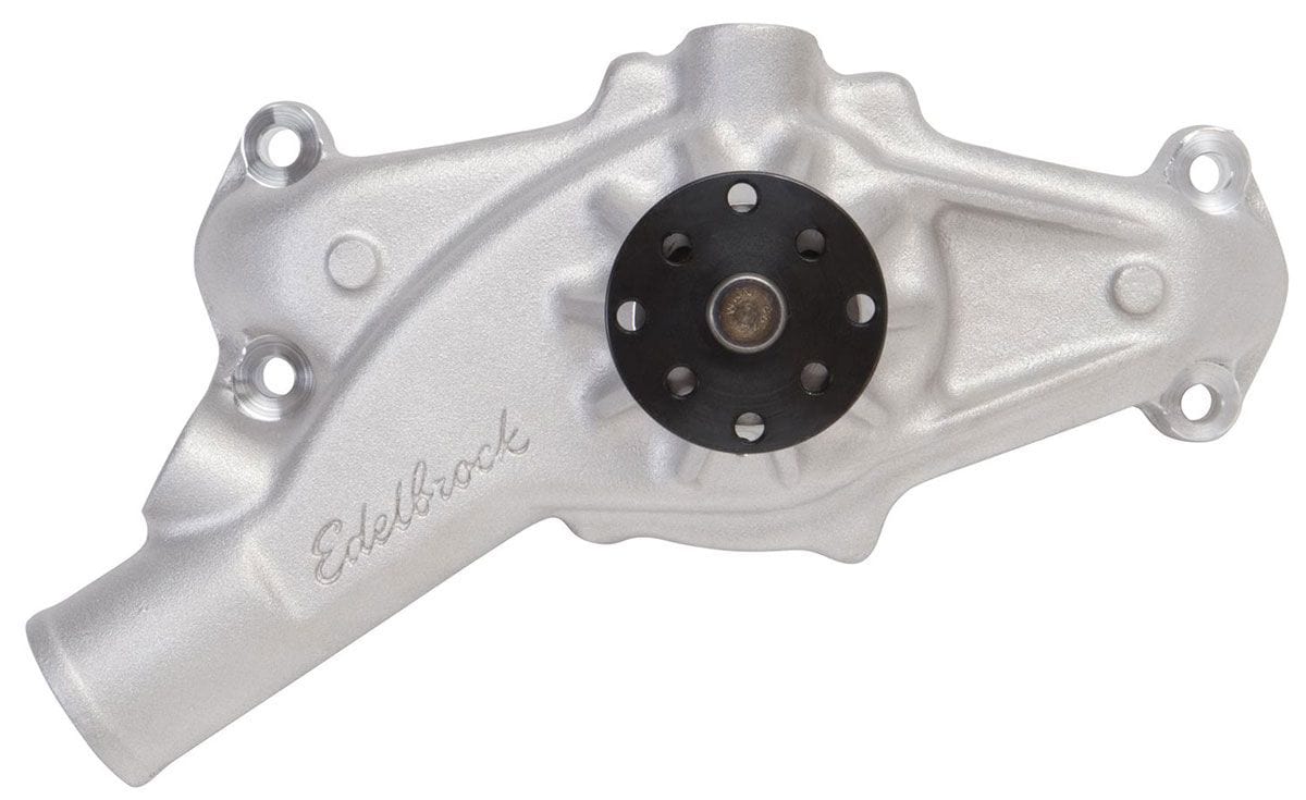 EDELBROCK Big Block Chevy, Corvette, Short Style, 3/4" pilot shaft Edelbrock Victor Series Aluminium Water Pump ED8852 SR