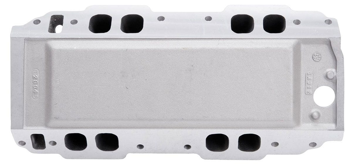 EDELBROCK Big Block Chevy oval port heads, 3500-7500 rpm Edelbrock Victor Jr. 454-O Intake Manifold ED2904 SR