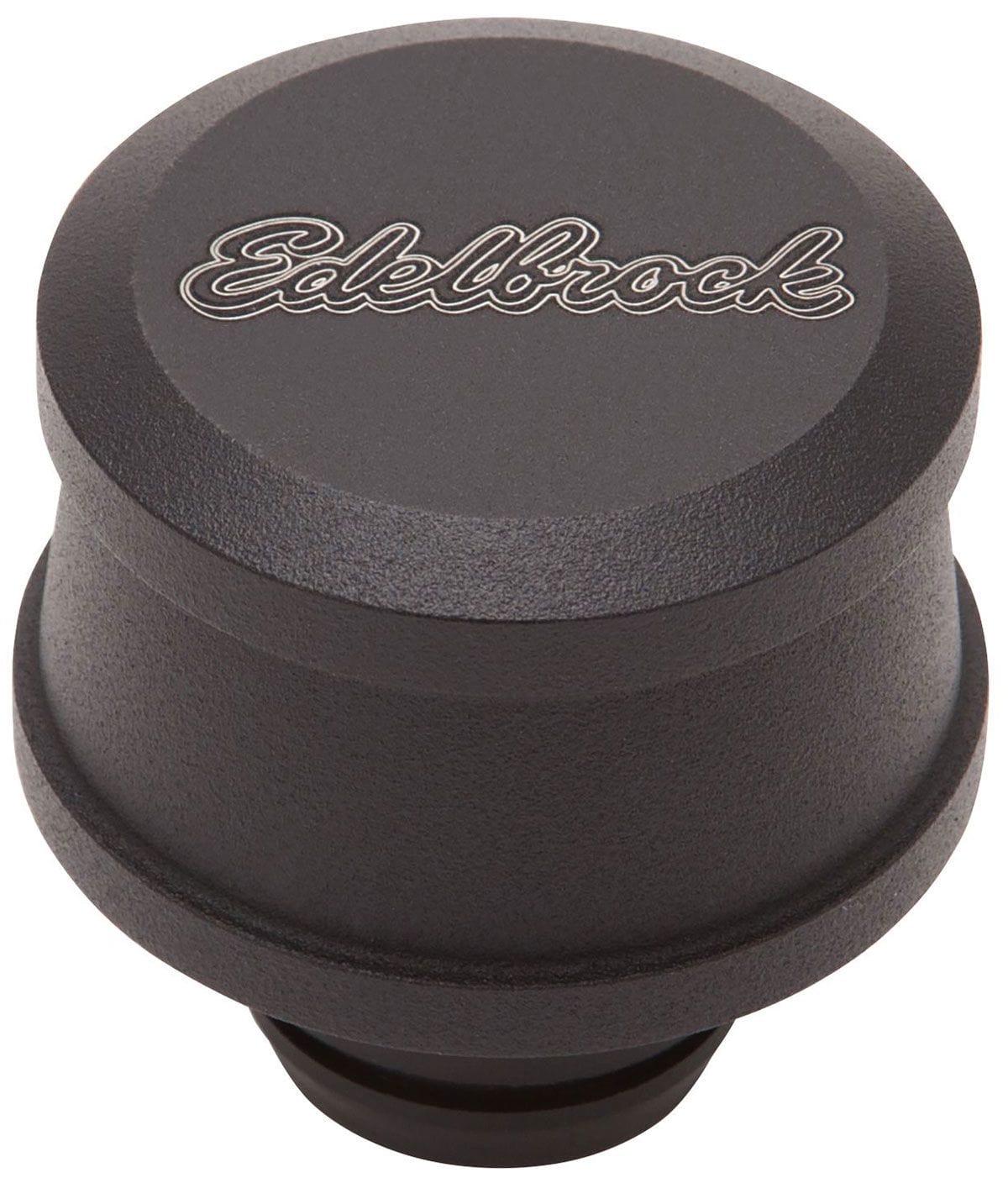 EDELBROCK Billet Aluminium Breather, Black, Push-in style Edelbrock Elite Series Breathers ED42133 SR