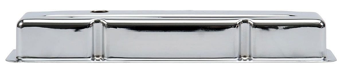 EDELBROCK Chevrolet 262-400 '59-86 (low), 2.8" overall height Edelbrock Signature Series Chrome Valve Covers ED4449 SR