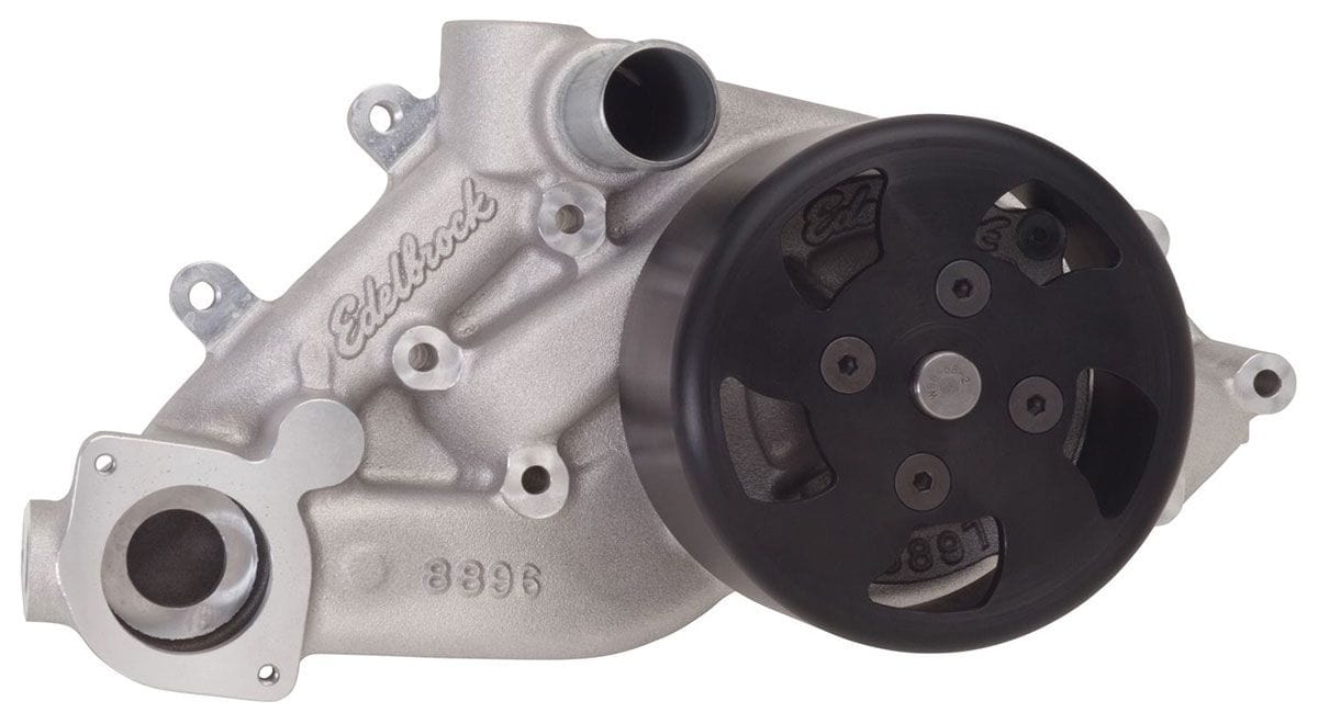 EDELBROCK Chevy Gen III & IV LS, 3/4" pilot shaft Edelbrock Victor Series Aluminium Water Pump - Reverse Rotation ED8896 SR