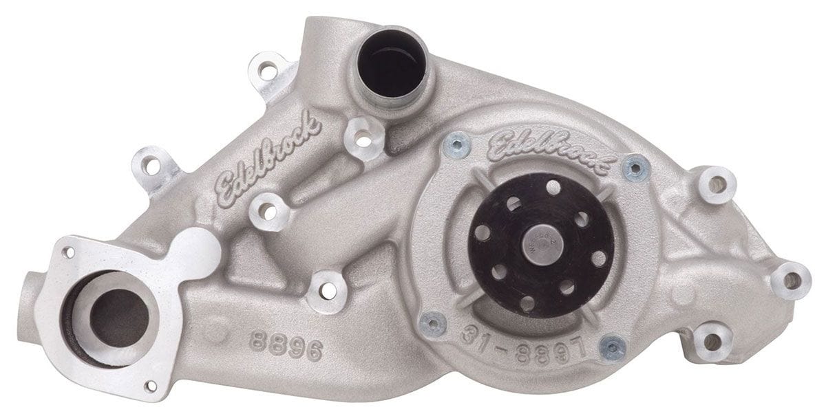 EDELBROCK Chevy Gen III & IV LS, 3/4" pilot shaft Edelbrock Victor Series Aluminium Water Pump - Reverse Rotation ED8896 SR