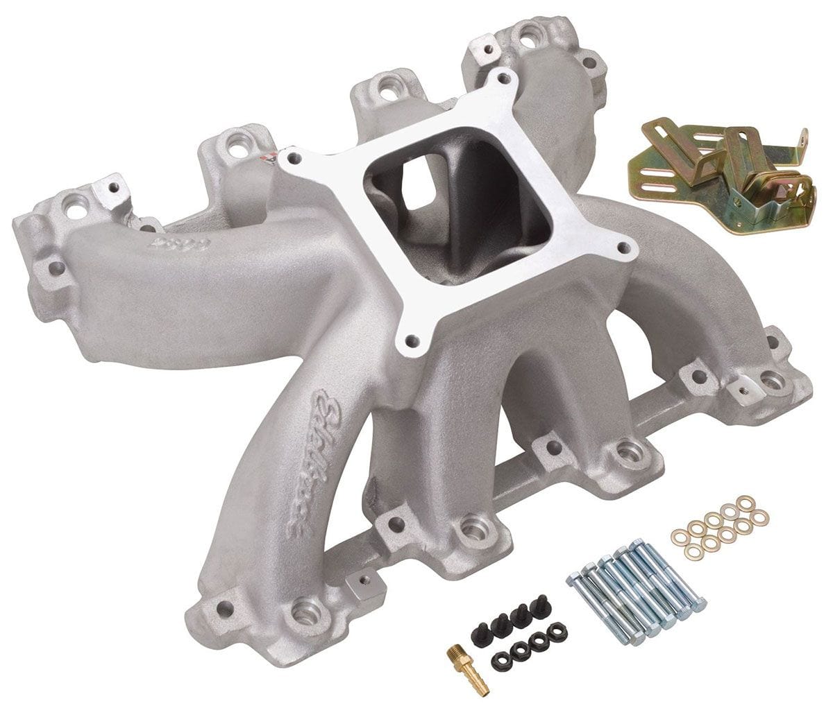 EDELBROCK Chevy LS1-LS2, EFI, 3500-8000 rpm Edelbrock Super Victor LS1 Intake Manifold ED28095 SR