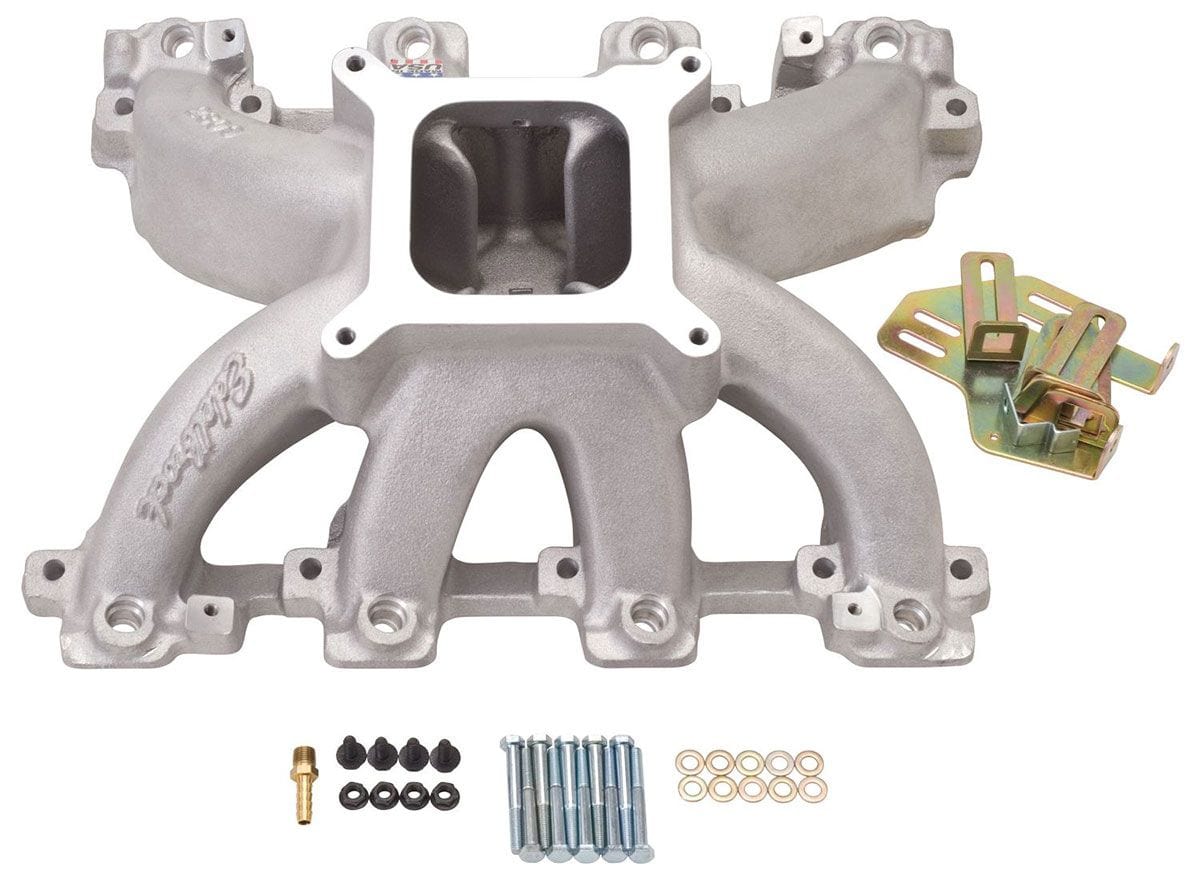 EDELBROCK Chevy LS1-LS2, EFI, 3500-8000 rpm Edelbrock Super Victor LS1 Intake Manifold ED28095 SR
