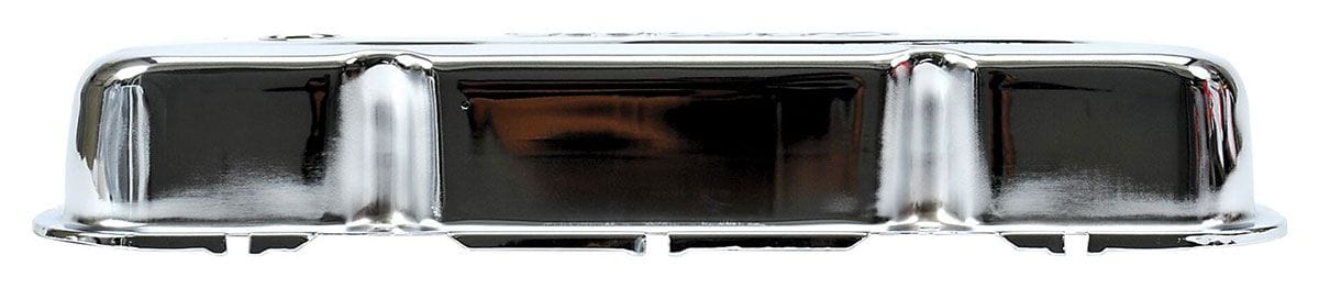 EDELBROCK Chrysler 318-340-360 V8 '65-91, 3.2" overall height Edelbrock Signature Series Chrome Valve Covers ED4495 SR