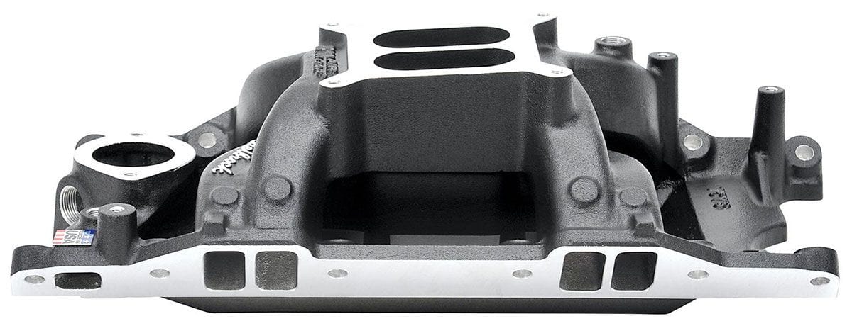 EDELBROCK Chrysler 318-360, 1500-6500 rpm Edelbrock RPM Air-Gap 340/360 Intake Manifold ED75763 SR