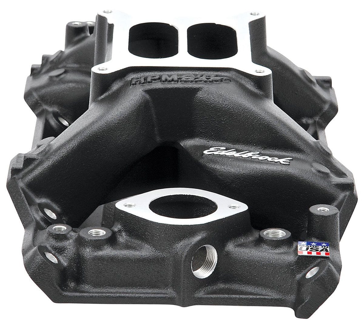 EDELBROCK Chrysler 318-360, 1500-6500 rpm Edelbrock RPM Air-Gap 340/360 Intake Manifold ED75763 SR