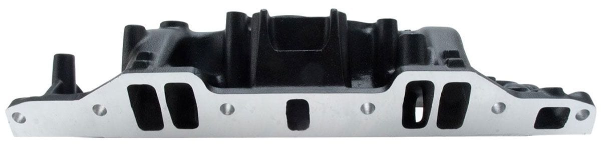 EDELBROCK Chrysler 318-360, Idle - 5500 rpm, Dual Plane, non-EGR, Black Finish Edelbrock Performer Intake Manifold ED21763 SR