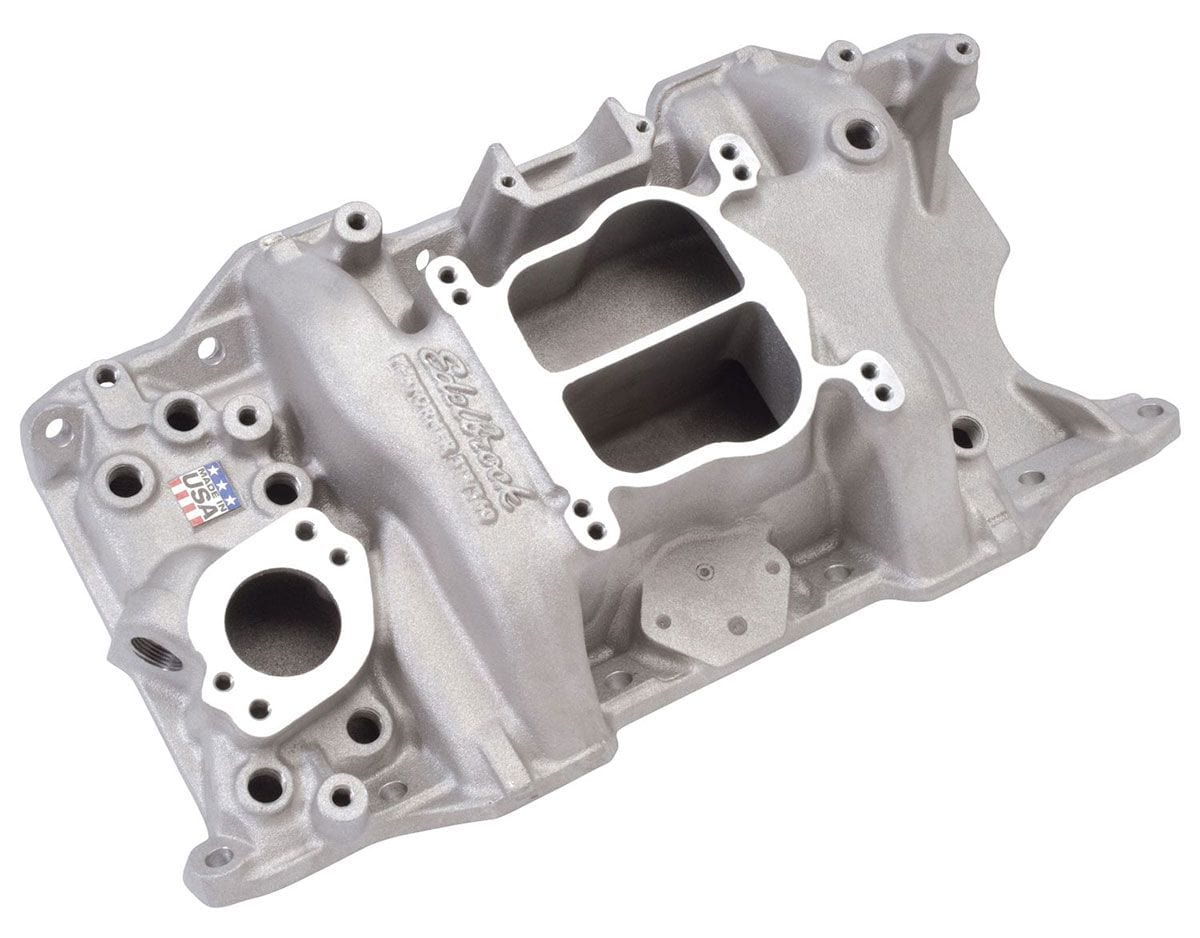EDELBROCK Chrysler 318-360, Idle - 5500 rpm, Dual Plane, non-EGR Edelbrock Performer Intake Manifold ED2176 SR