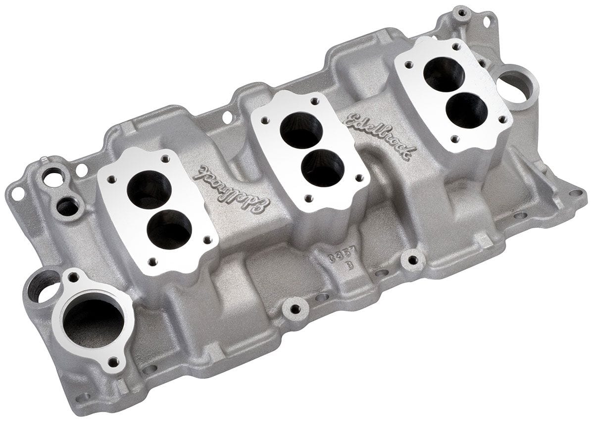 EDELBROCK Edelbrock Three Deuce Intake Manifold SR