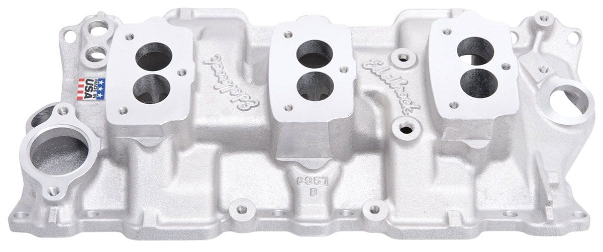 EDELBROCK Edelbrock Three Deuce Intake Manifold SR