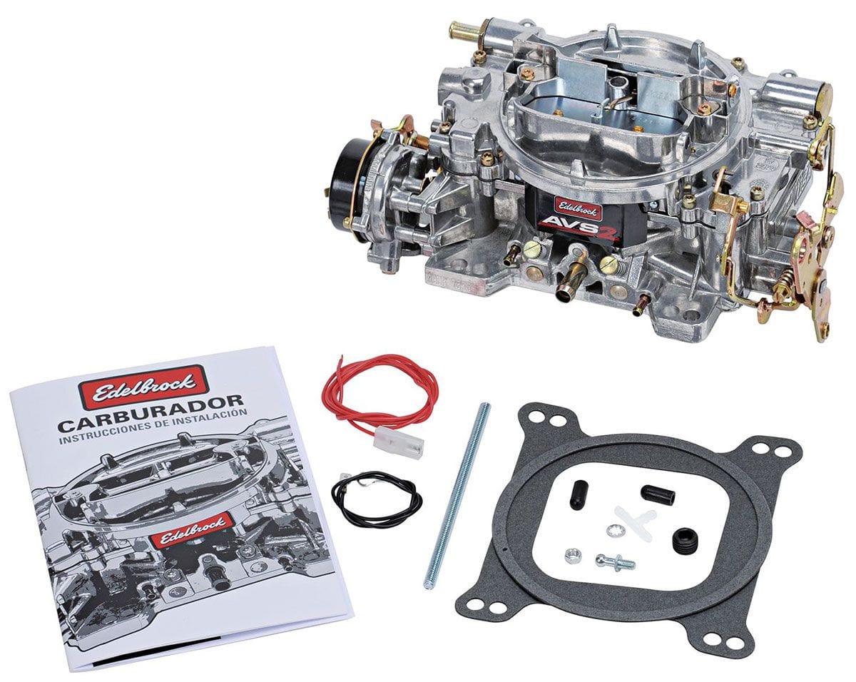 EDELBROCK Electric choke, square flange, non-EGR Edelbrock 650 CFM AVS2 Series Carburettor ED1906 SR