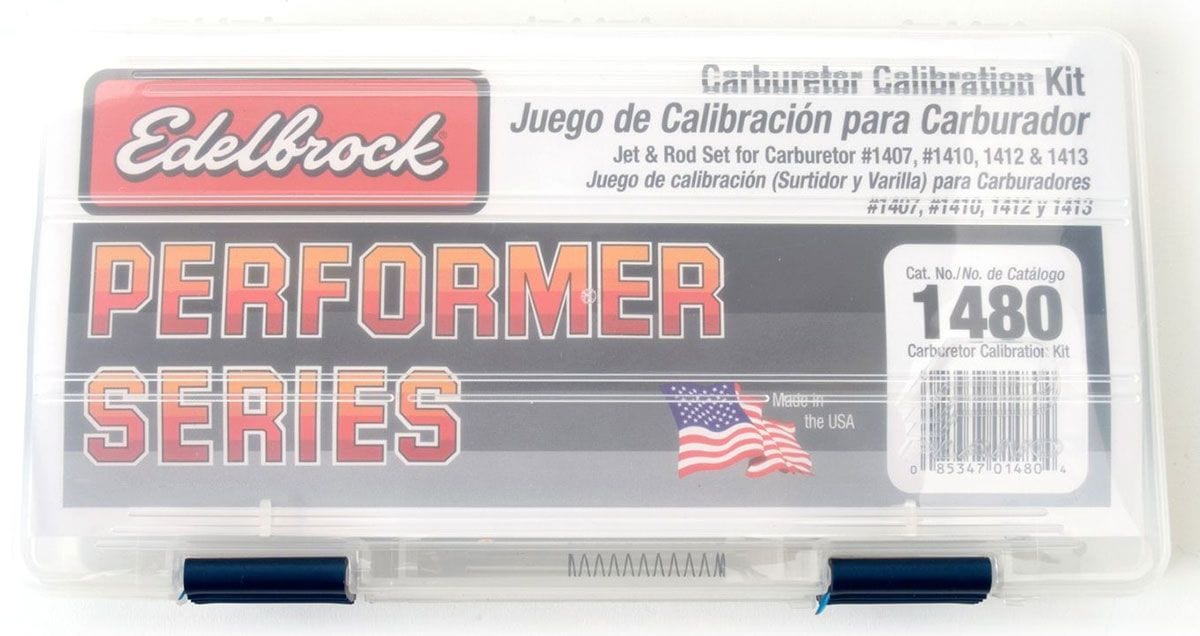 EDELBROCK For ED1407, ED1410, ED1412, ED1413 Edelbrock Calibration Kit for Performer Series Carburettors ED1480 SR