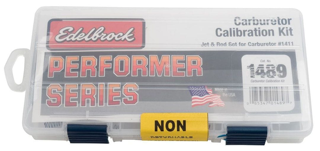 EDELBROCK For ED1411 Edelbrock Calibration Kit for Performer Series Carburettors ED1489 SR