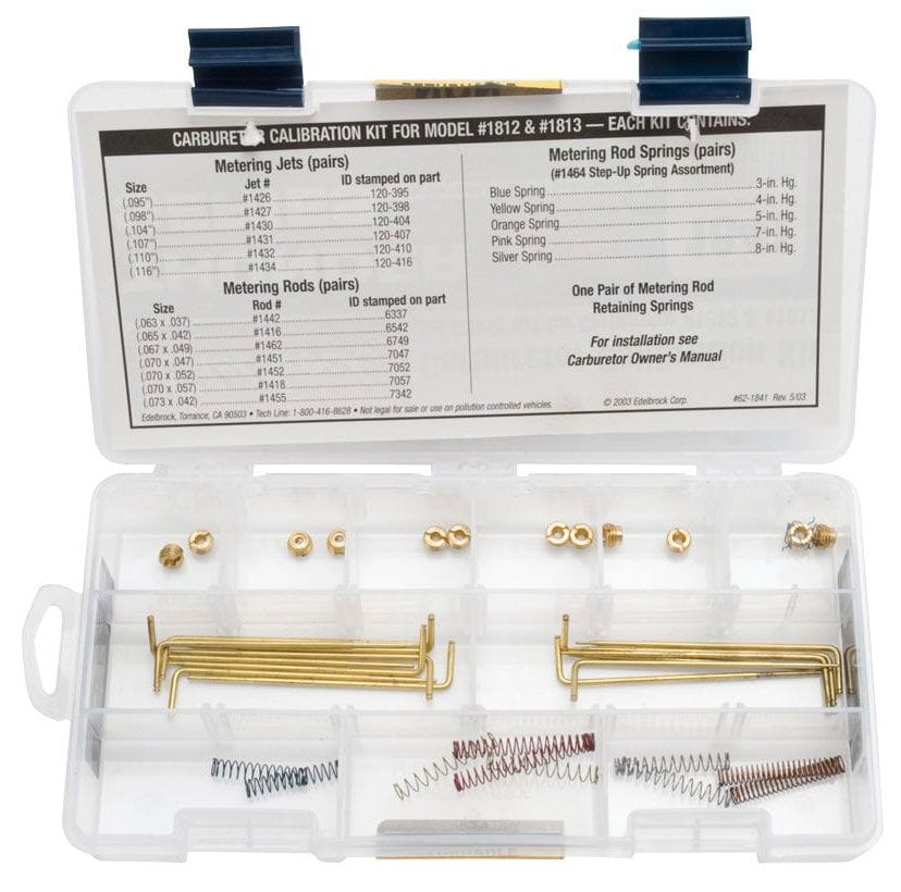 EDELBROCK For ED1812, ED1813 Edelbrock Calibration Kit for Thunder Series AVS Carburettors ED1841 SR