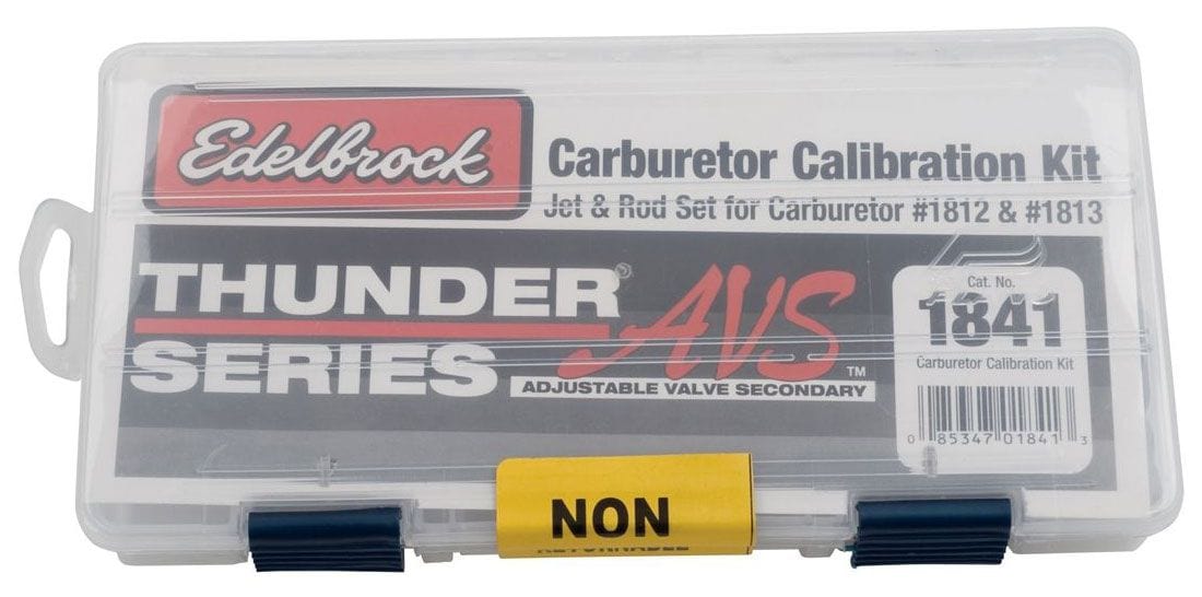 EDELBROCK For ED1812, ED1813 Edelbrock Calibration Kit for Thunder Series AVS Carburettors ED1841 SR