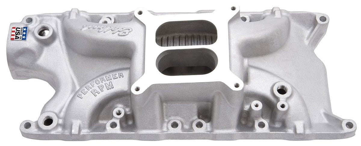 EDELBROCK Ford 289-302W, 1500-6500 rpm Edelbrock Performer RPM Intake Manifold ED7121 SR