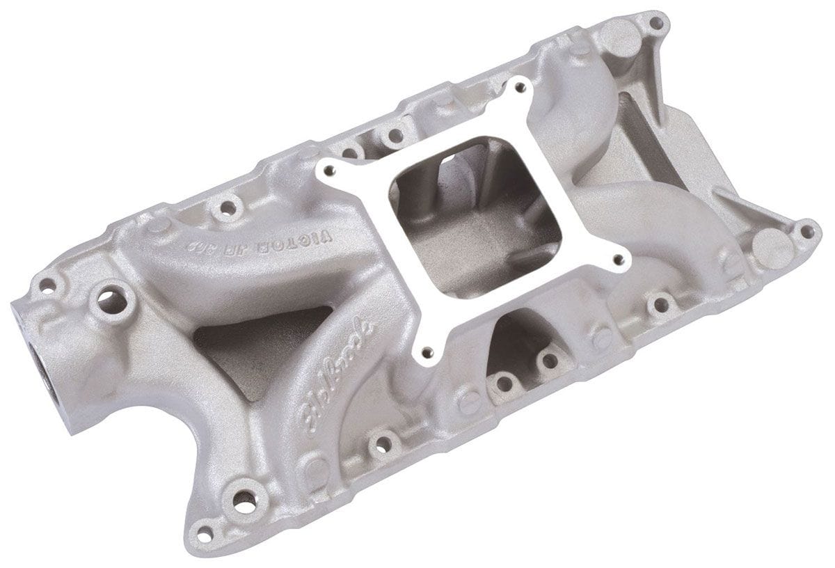 EDELBROCK Ford 289-302W, 3500-8000 rpm Edelbrock Victor Jr. 302 Intake Manifold ED2921 SR