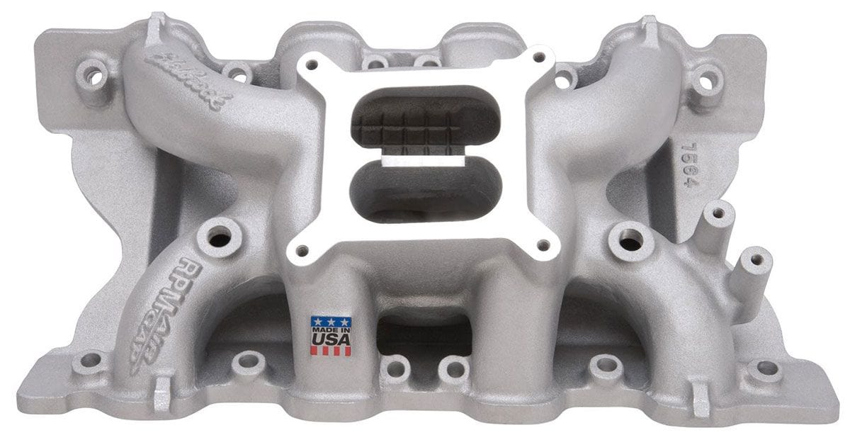 EDELBROCK Ford 302-351C, 1500-6500 rpm Edelbrock RPM Air-Gap 351C Intake Manifold ED7564 SR
