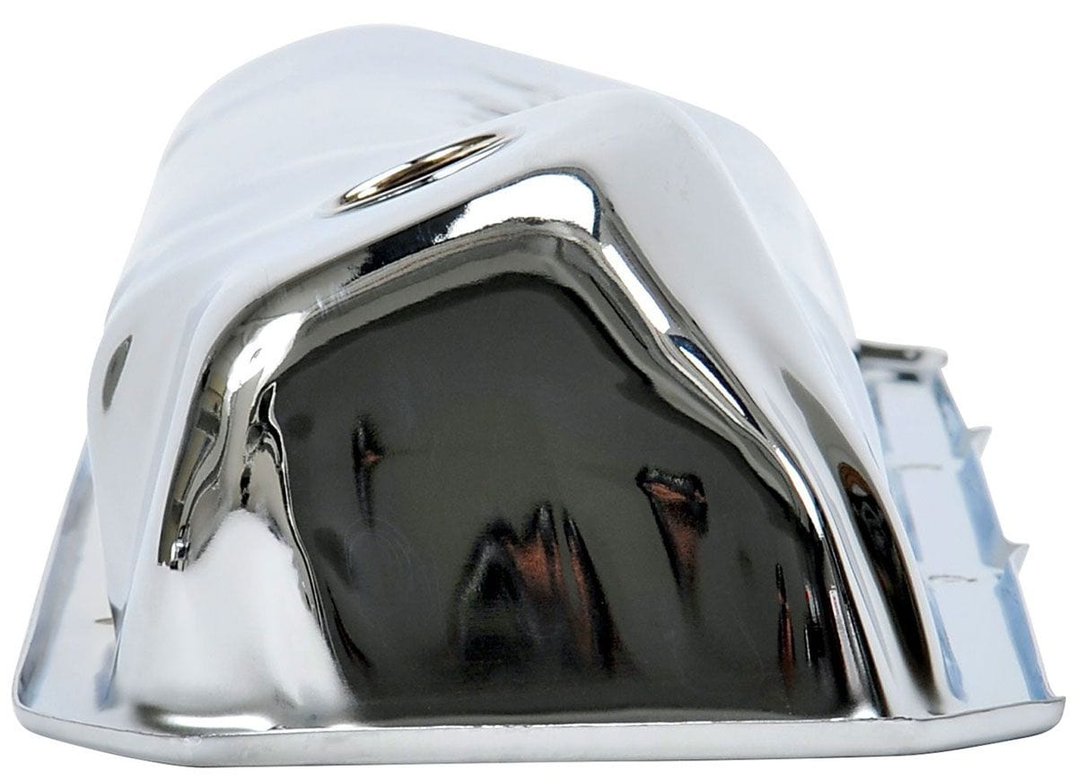 EDELBROCK Ford 302-351C, 2.9" overall height Edelbrock Signature Series Chrome Valve Covers ED4461 SR